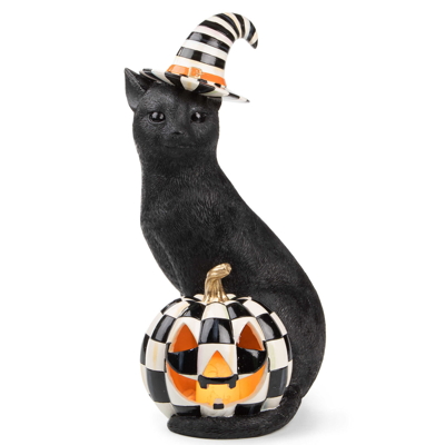 LED Halloween dekorace - kočka Happy Jack