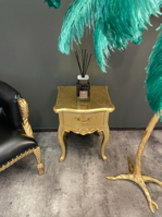 Designová peříčková lampa Ostrich Green Turquoise 180cm