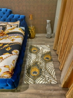 Luxusní koupelnová předložka PEACOCK