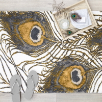 Luxusní koupelnová předložka PEACOCK