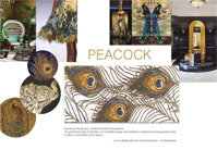 Luxusní koupelnová předložka PEACOCK