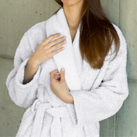 Luxusní župan Super Pile | 100 White
