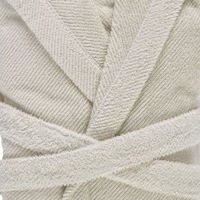 Luxusní župan Capuz Twill | 101 Ecru