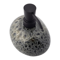 Černý designový dávkovač na tekuté mýdlo BLACK OLIVE