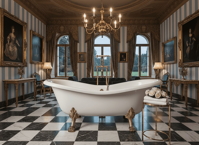 Volně stojící vana Clawfoot