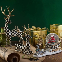 Mackenzie-Childs CHECK MATE Deer - Luxusní dekorace - jelen