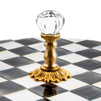 Luxusní servírovací tác COURTLY CHECK by Mackenzie-Childs