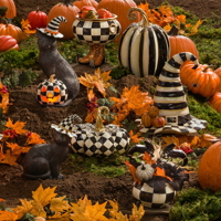 Mackenzie-Childs Halloween dekorace - černá kočka