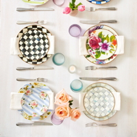 WILDFLOWERS porcelánový dezertní talíř 19cm - Mackenzie-Childs
