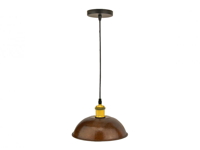 Měděná stropní lampa 26cm