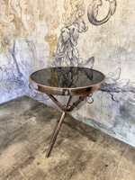 Glamour odkládací stolek Rose Gold