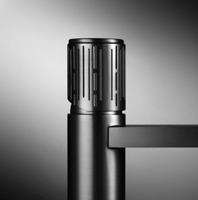 Béžový betonový umyvadlový set s baterií Gun Metal