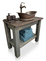 Masivní stůl pod umyvadlo