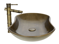 Designový umyvadlový set Bamboo Bronz