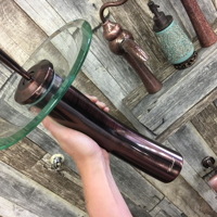 Skleněná baterie na desku Waterfall® olejem gumovaný bronz