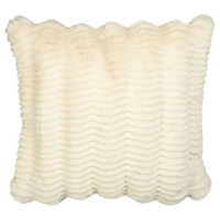 Luxusní kožešinový polštář OWL SNOW