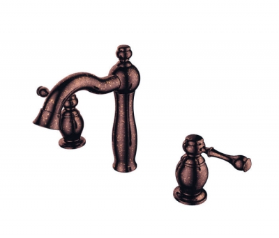 Widespread Antique Style Copper Faucet