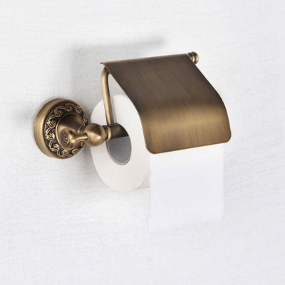 Retro držák na toaletní papír antický bronz | Provence III.
