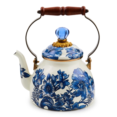 Royal English Garden smaltovaná konvice - Mackenzie-Childs 1,89L 