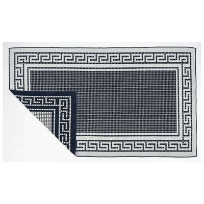 Luxusní černobílý plážový ručník SAMOS by Abyss & Habidecor / Egyptská bavlna