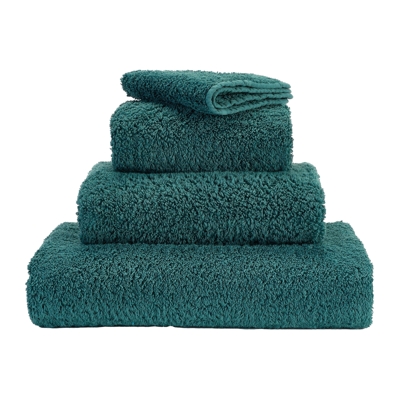 Luxusní tmavě zelené ručníky z egyptské bavlny Abyss Habidecor | 320 Duck