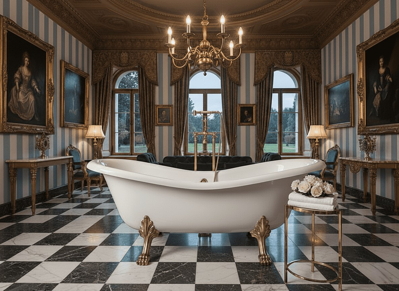 Volně stojící vana Clawfoot