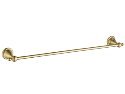 Luxusní zlatý držák na ručník Simple Deira Satin Gold