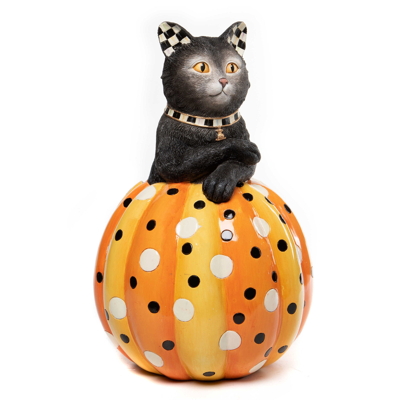 Halloween dekorace Mackenzie-Childs - Kočka z aleje