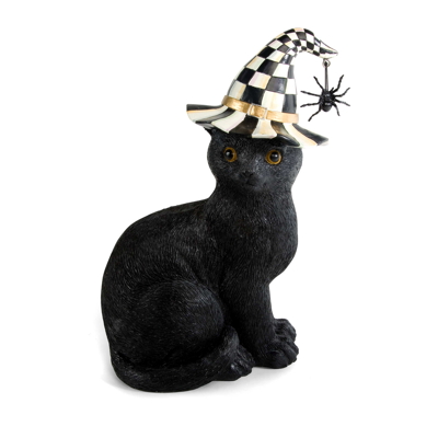 Mackenzie-Childs Halloween dekorace - černá kočka