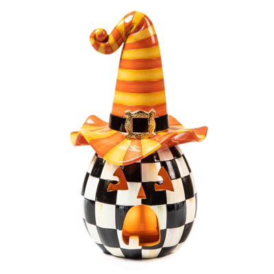 LED Happy Jack s oranžovým kloboukem - Mackenzie-Childs