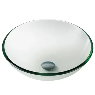 Skleněné umyvadlo Frosted