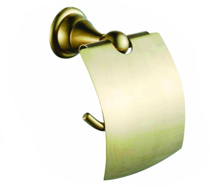 Mosazný zlatý držák na toaletní papír