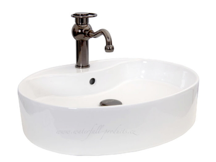 Elegantní keramické umyvadlo s baterií Sole