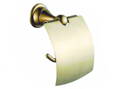 Luxusní zlatý držák na toaletní papír Deira Satin Gold