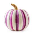 Mackenzie-Childs Halloween dýně Plum Stripe - Medium